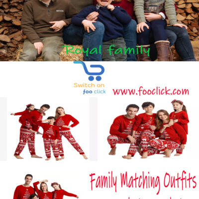 Family Matching Outfits For Dad Mom And Me On Christmas Dress