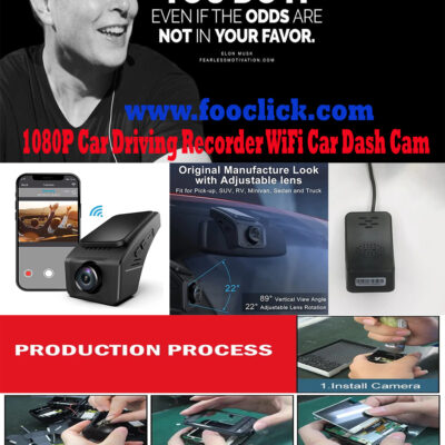 1080P Car Driving Recorder WiFi Car Dash Cam
