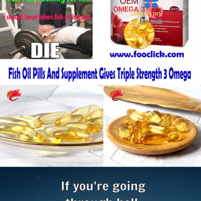 Omega 3 Fish Oil Pills And Supplement Gives Triple Strength