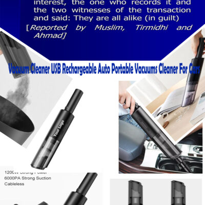 Vacuum Cleaner USB Rechargeable Auto Portable Vacuums Cleaner For Cars