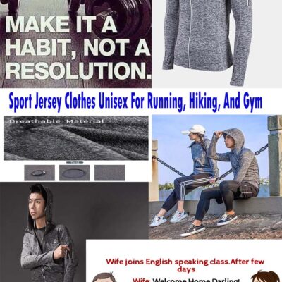 Sport Jersey Clothes Unisex For Running, Hiking, And Gym
