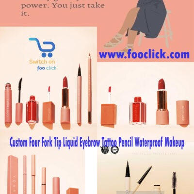 Custom Four Fork Tip Liquid Eyebrow Tattoo Pencil Waterproof Makeup