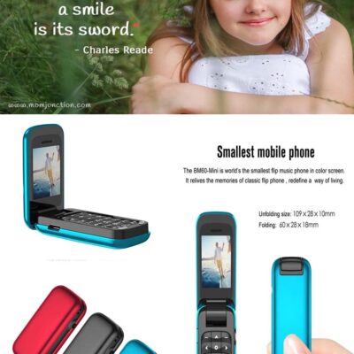 Mini Portable Colorful Smart Phones BM60 And Mini Flip Mobile Phones