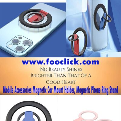 Mobile Accessories Magnetic Car Mount Holder, Magnetic Phone Ring Stand