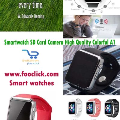 High Quality Colorful A1 Smartwatch SD Card Camera