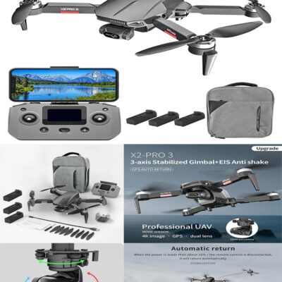Gps Drone RC Aircraft 4K Camera Drone 5G Wifi 3-axis Gimbal