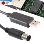 FTDI FT232RL USB to 8 PIN MINI Cable RS232 TTL Function USB Cables Meter - Image 2