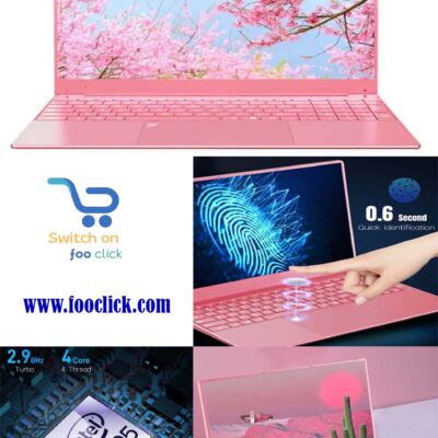 Pink Laptop 15.6 Inch IPS Intel  Quad Core DDR4 1TB SSD Notebook