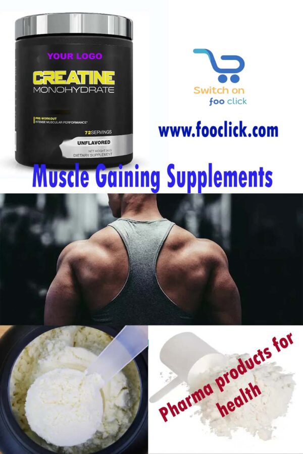 Food Grade Pre Workout Sports  Muscle Gaining Supplements