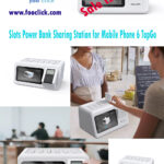 TapGo 6 Slots Power Bank Sharing Station for Mobile Phone