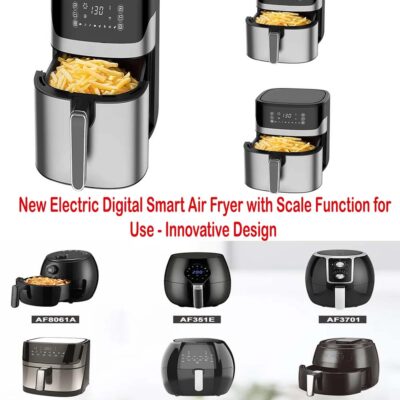 New Electric Digital Smart Air Fryer with Scale Function for Home Use – Innovative Design