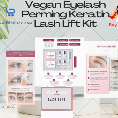 iConSign Custom Logo Private Label Vegan Eyelash Perming Keratin Lash Lift Kit