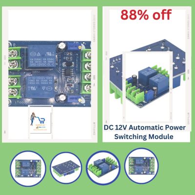 DC 12V Automatic Power Switching Module – Auto Switch to Battery Backup