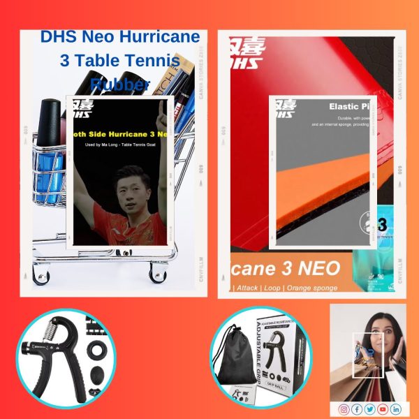 Original DHS Neo Hurricane 3 Table Tennis Rubber