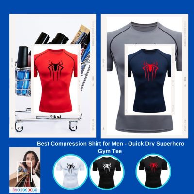 Best Compression Shirt for Men – Quick Dry Superhero Gym Tee