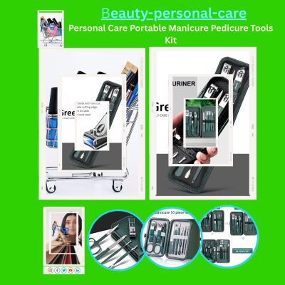 Personal Care Portable Manicure Pedicure Tools Kit