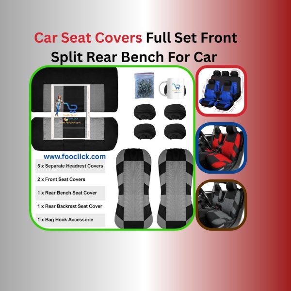 Universal Car Interior Protection Seat Covers Full Set