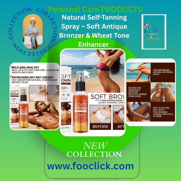 Natural Self Tanning Spray Soft Antique Bronzer Wheat Tone Enhancer