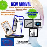 Original Type C Wired Headphones for Samsung Galaxy S23 S22 S21 Ultra A54 A34 A53 Accessories