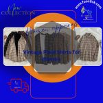 Women’s oversized vintage plaid shirt