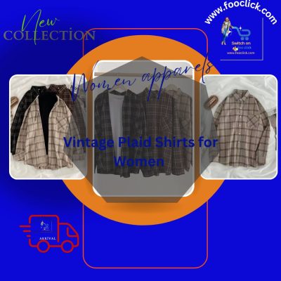 Vintage Plaid Shirts for Stylish Women Fashion
