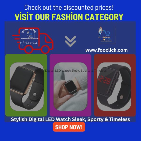 Stylish Digital LED Watch Sleek Sporty And Timeless