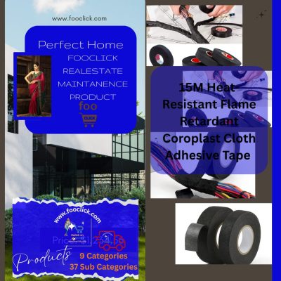 15M Heat-Resistant Flame Retardant Coroplast Cloth Adhesive Tape