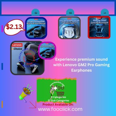 Lenovo GM2 Experience premium sound with Pro Gaming Earphones