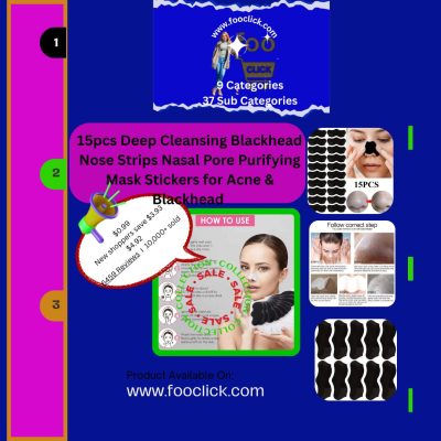 Deep Cleansing Blackhead Nose Strips Nasal Pore Purifying Mask Stickers for Acne
